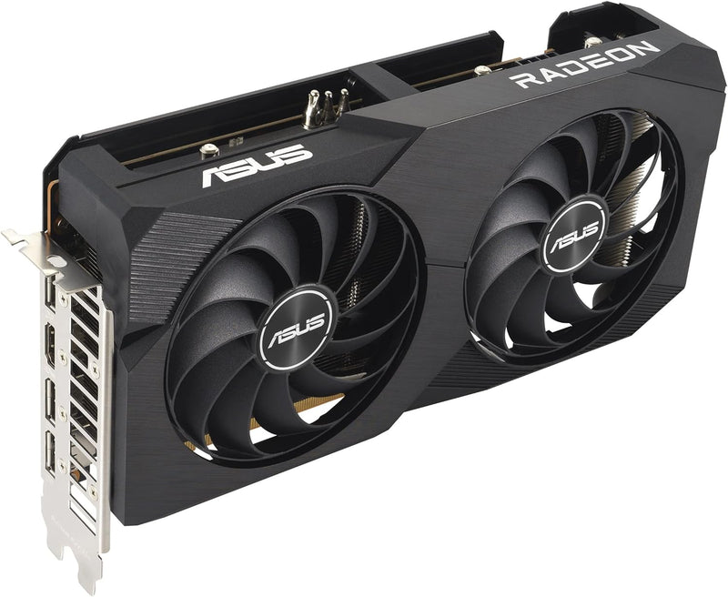 ASUS Dual Radeon RX 6600 V2 8GB GDDR6 Gaming Grafikkarte (AMD Radeon RX6600, PCIe 4.0, 1x HDMI 2.1,