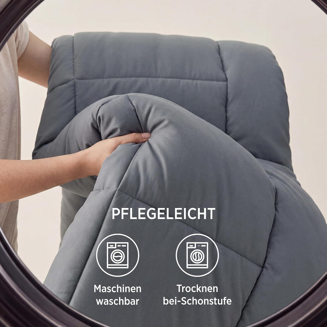 BEDSURE Bettdecke Ohne Bezug 135x200 - Bettdecke 135x200 für Allergiker, Warm &amp; Gemütlich Ganzjahres