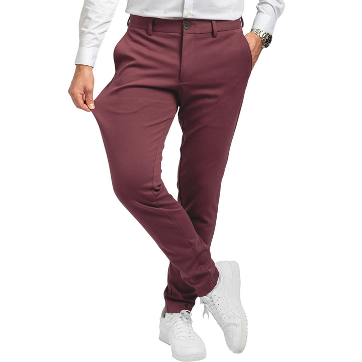Performance Pants Herren - Stilvolle Slim Fit Herren Hosen Stretch - Hosen Herren Stretch - Angenehm