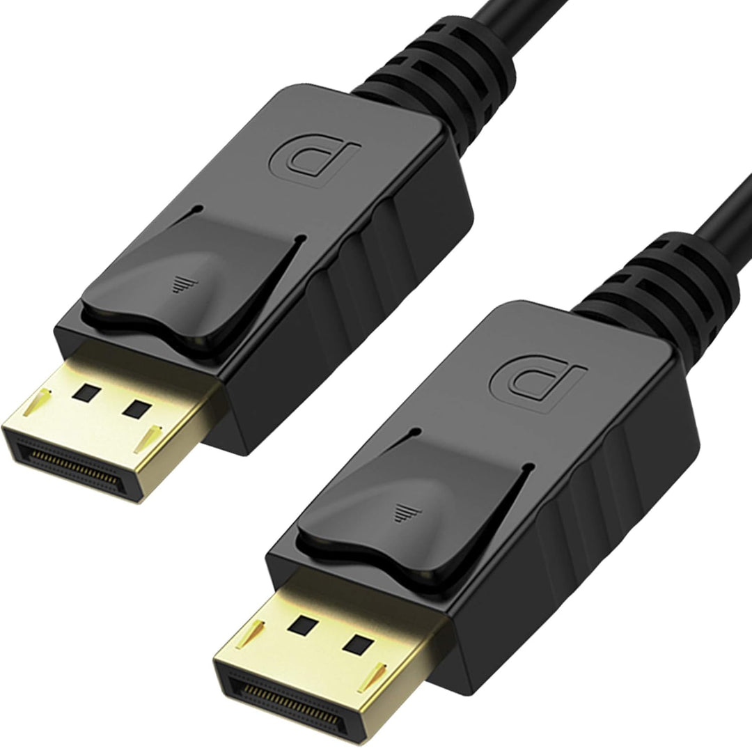 UNITEK DisplayPort auf DisplayPort Kabel I 5 Meter I Standard DP 1.2 I Full HD, 2K, 4K 3840x2160p, 3