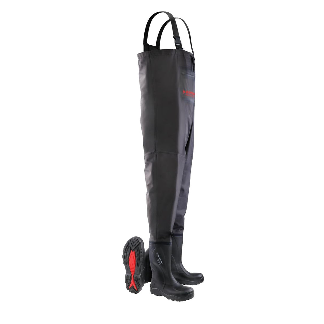 Dunlop Protective Footwear Purofort Rugged full safety Unisex-Erwachsene Gummistiefel, Schwarz 49/50