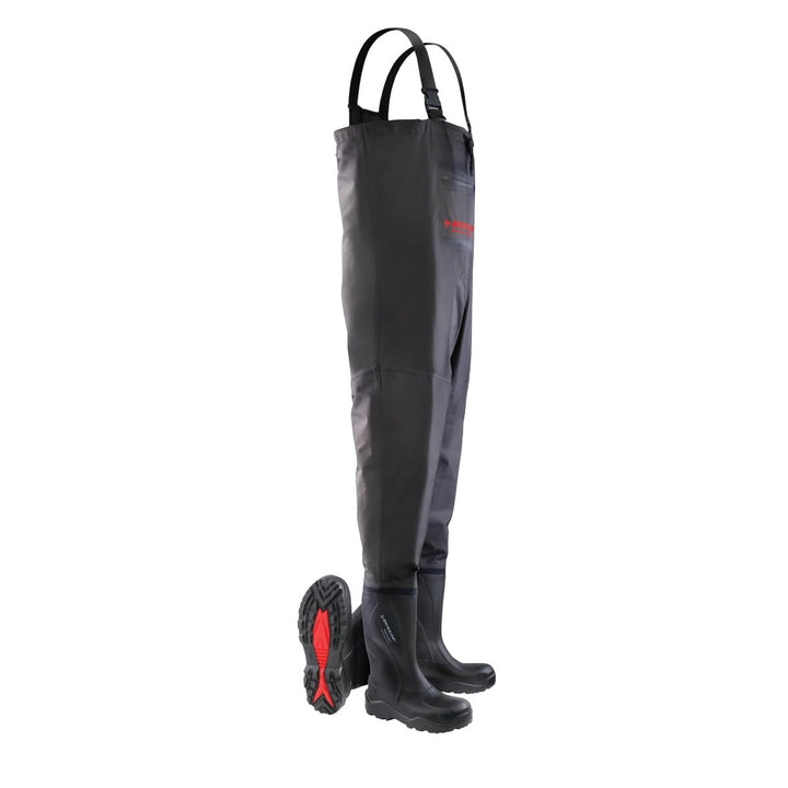 Dunlop Protective Footwear Purofort Rugged full safety Unisex-Erwachsene Gummistiefel, Schwarz 49/50