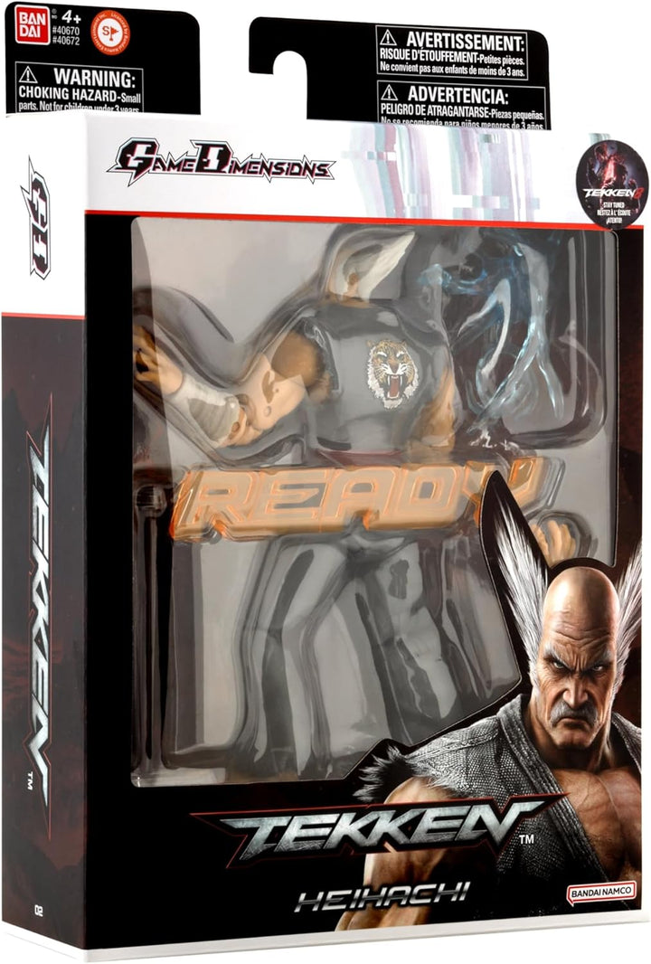BANDAI - Tekken - Actionfigur 17 cm - Heihachi Mishima Game Dimensions - 40672, Heihachi Mishima