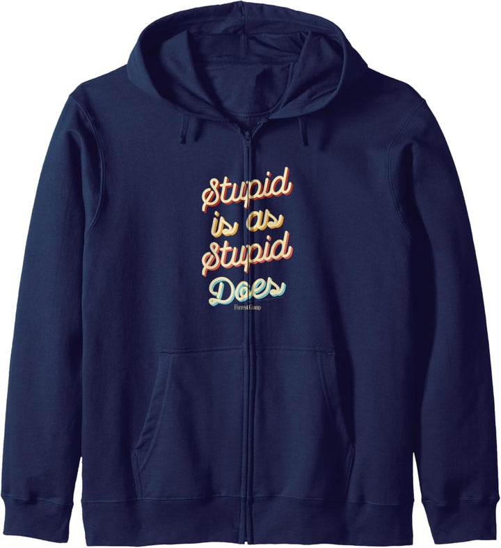 Forrest Gump Stupid Is As Stupid Does Script Text Kapuzenjacke