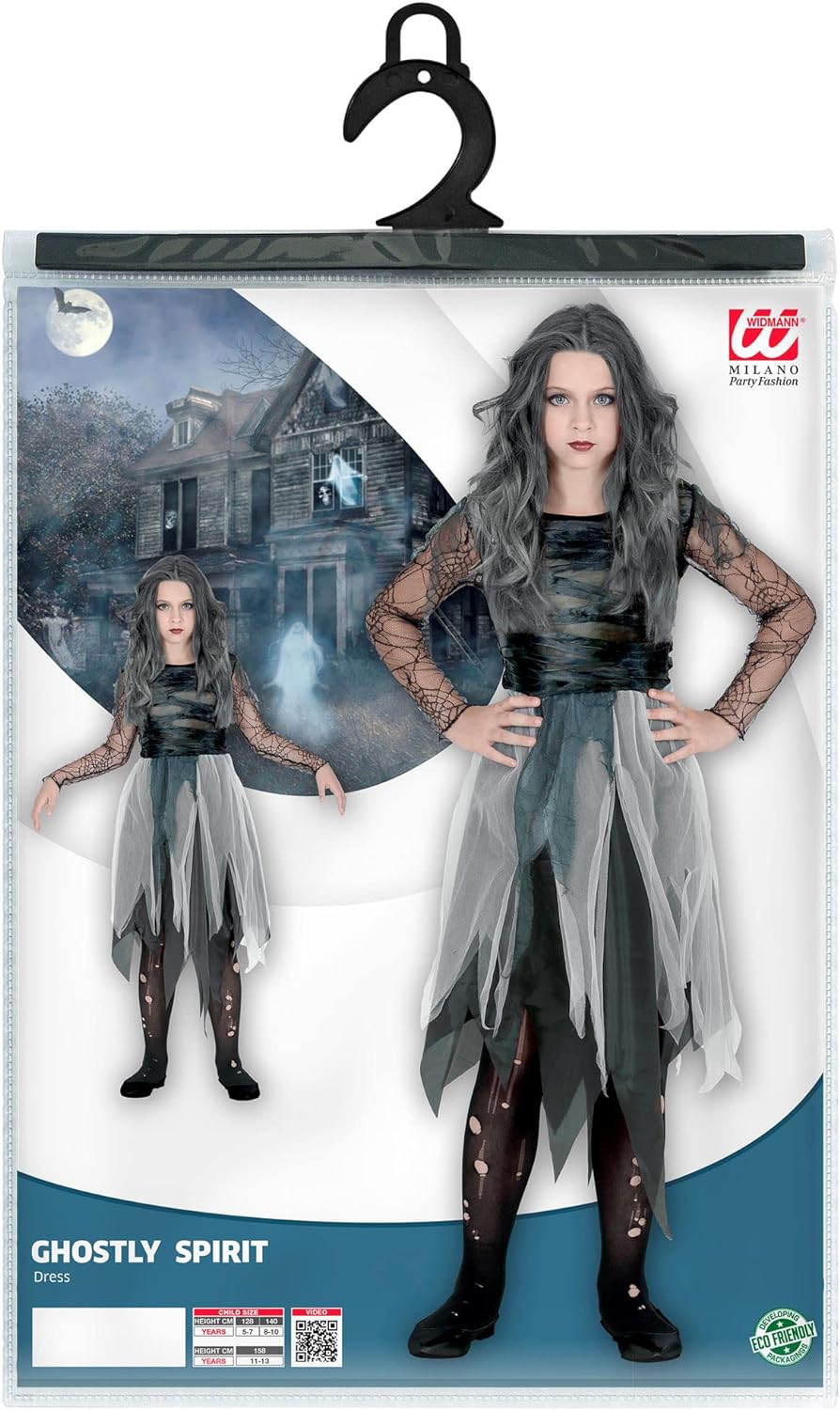 "GHOSTLY SPIRIT" (dress) - (128 cm / 5-7 Years), 128
