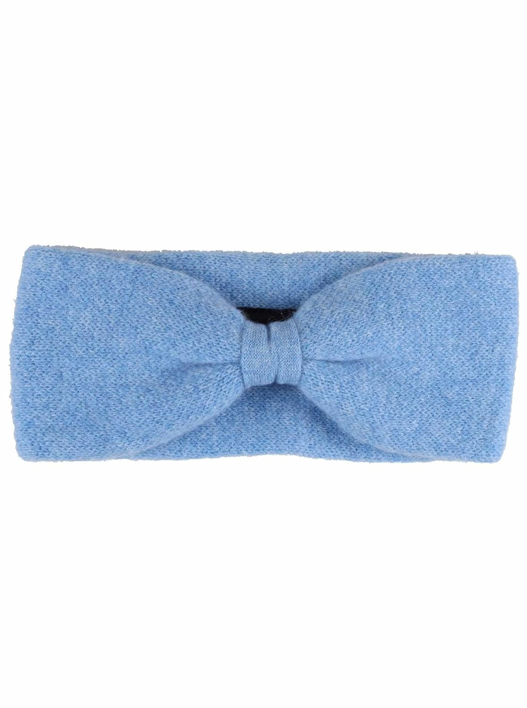 Zwillingsherz Stirnband aus 100% Kaschmir - Hochwertiges Kopfband im Uni Design für Damen Frauen - W