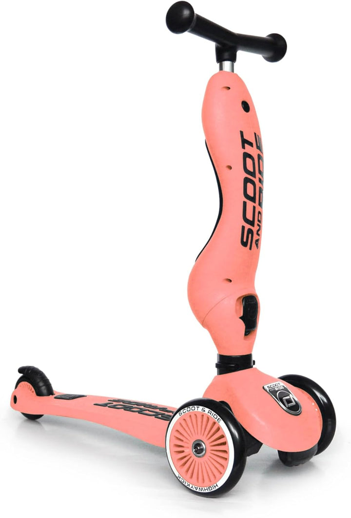 Scoot & Ride Unisex – Babys Highwaykick 1 Kickboard mit Sitz