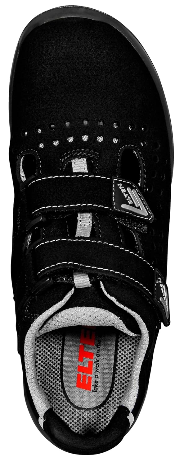 ELTEN Sicherheitsschuhe Impulse Grey Easy ESD S1, Damen und Herren, Textil, Kunststoffkappe (Leichte