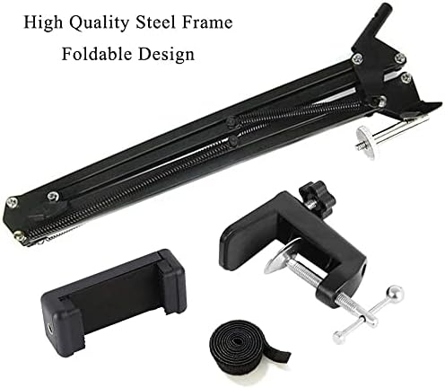 Tencro Webcam Halterung für Handys, Logitech Webcam C920, C930, C922, C615 und andere Geräte mit 1/4