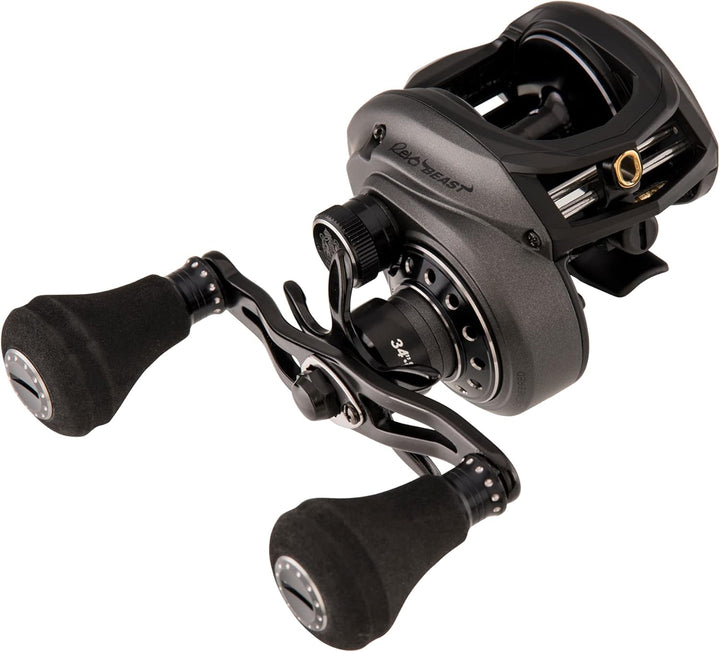 Abu Garcia Revo Beast Low Profile Baitcastrolle – Süsswasser-Raubfischrolle für grosse Hechte, Zande