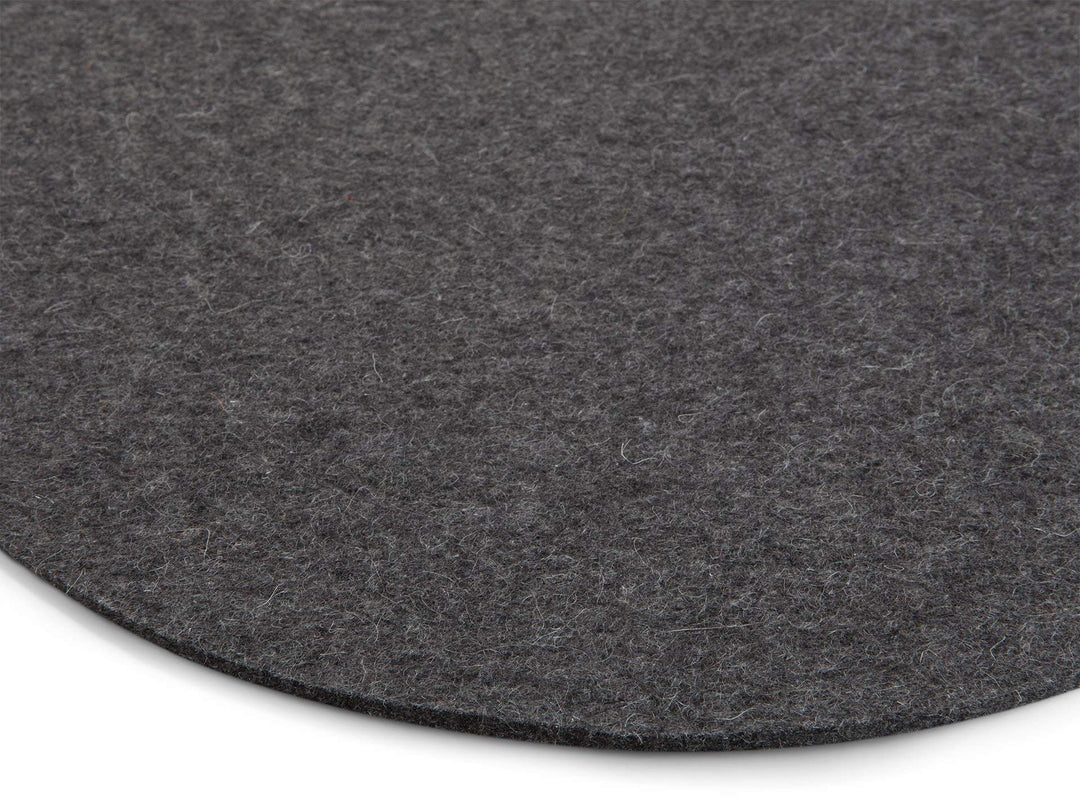 Modulor Filz-Sitzauflage für Stühle, rundes Sitzkissen aus 100% Wollfilz, auch als dekoratives Tisch