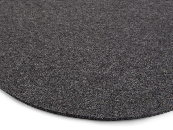 Modulor Filz-Sitzauflage für Stühle, rundes Sitzkissen aus 100% Wollfilz, auch als dekoratives Tisch