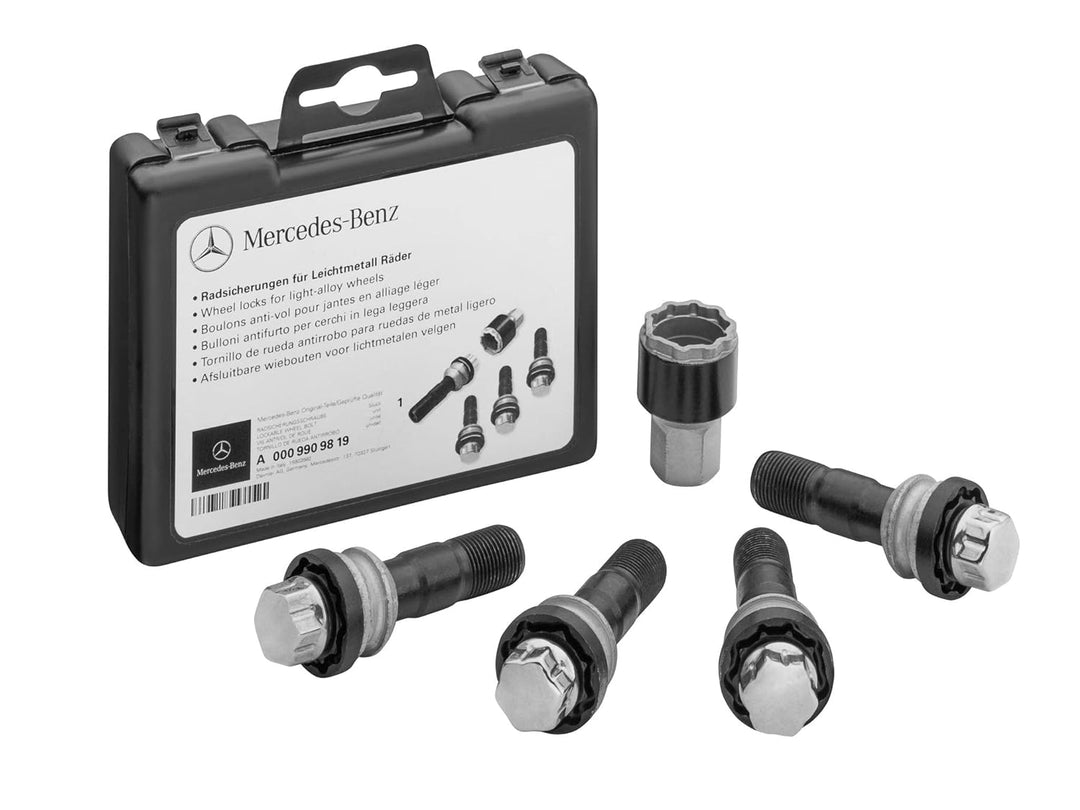 Mercedes-Benz Radsicherungssatz | M15 x 1,25 x 44 | silberfarben