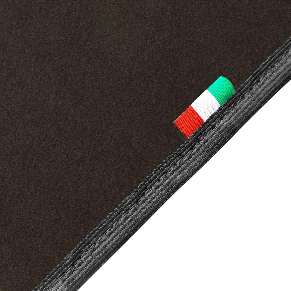 Fussmatten Set für Volvo XC60 Baujahr 2008 bis 2017 aus hochwertigem Teppich mit Fersenpolster, Farb