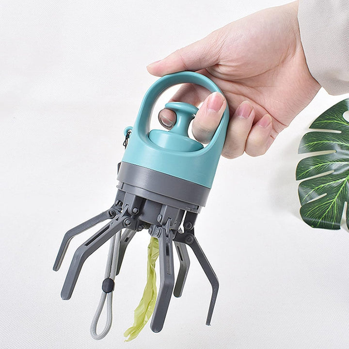 Qcwwy Dog Pooper Scooper, Dog Claw Poop Scooper Zero Portable Pet Poop Scooper mit Taschenspender Do