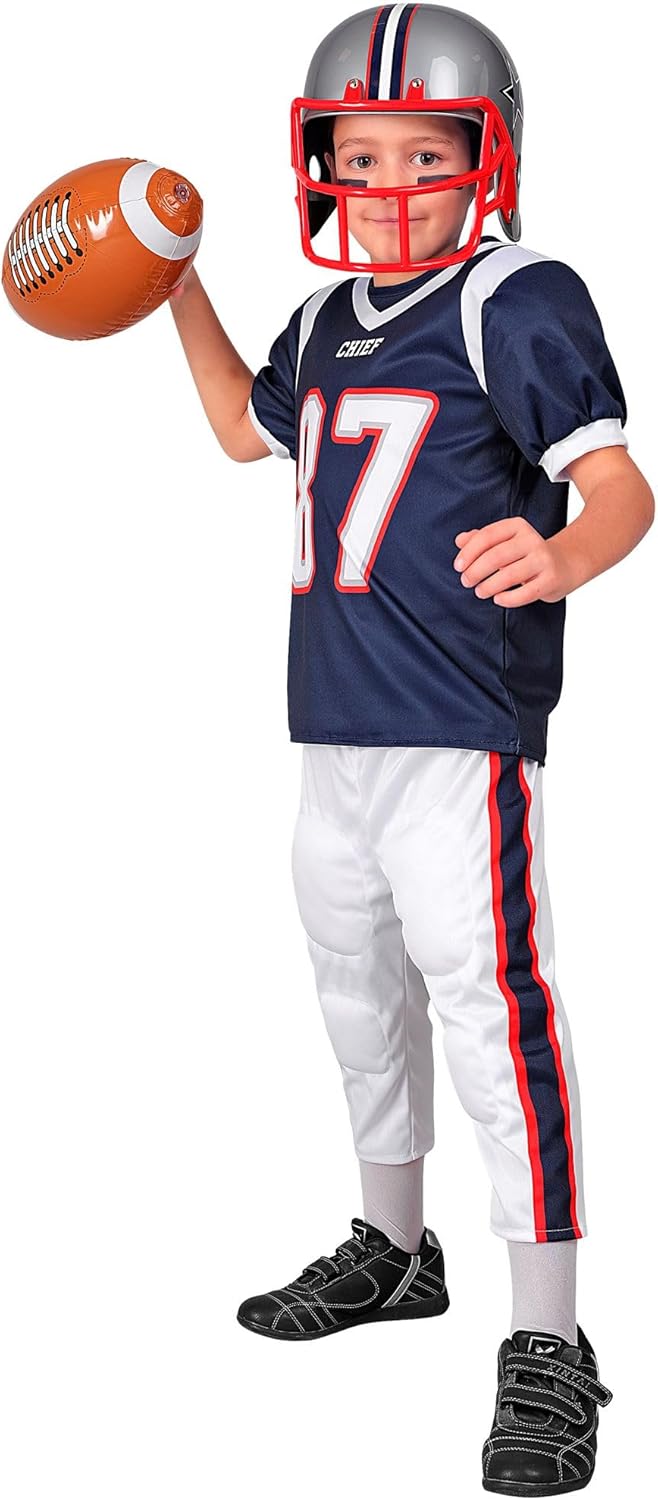 W WIDMANN MILANO Party Fashion - Kinderkostüm American Football Player, Sportler, High School, Motto