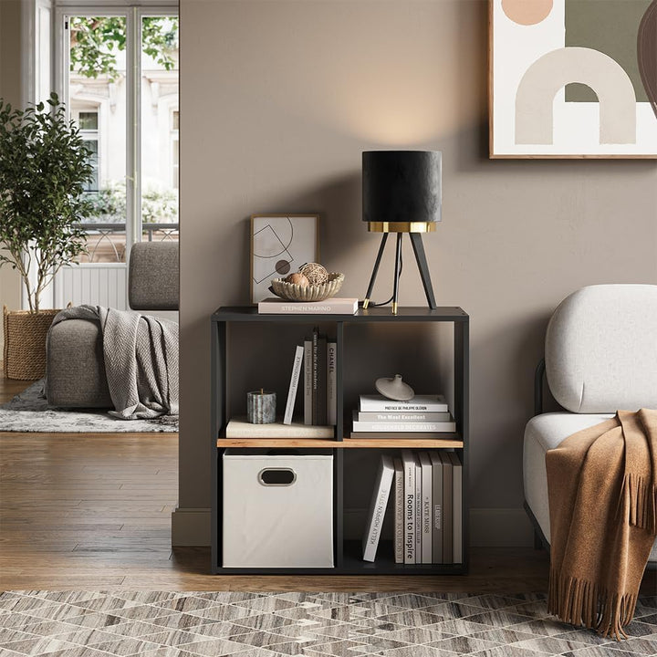 Vicco Raumteiler Tetra, Anthrazit/Goldkraft Eiche, 72.6 x 72 cm Anthrazit/Goldkraft Eiche 72x72,6x29