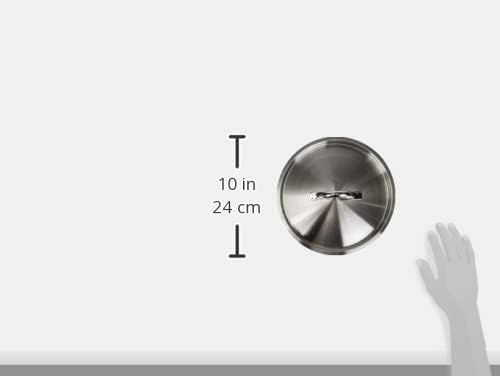 de Buyer - Deckel aus satiniertem Edelstahl - 24 cm - 3509.24, Silber