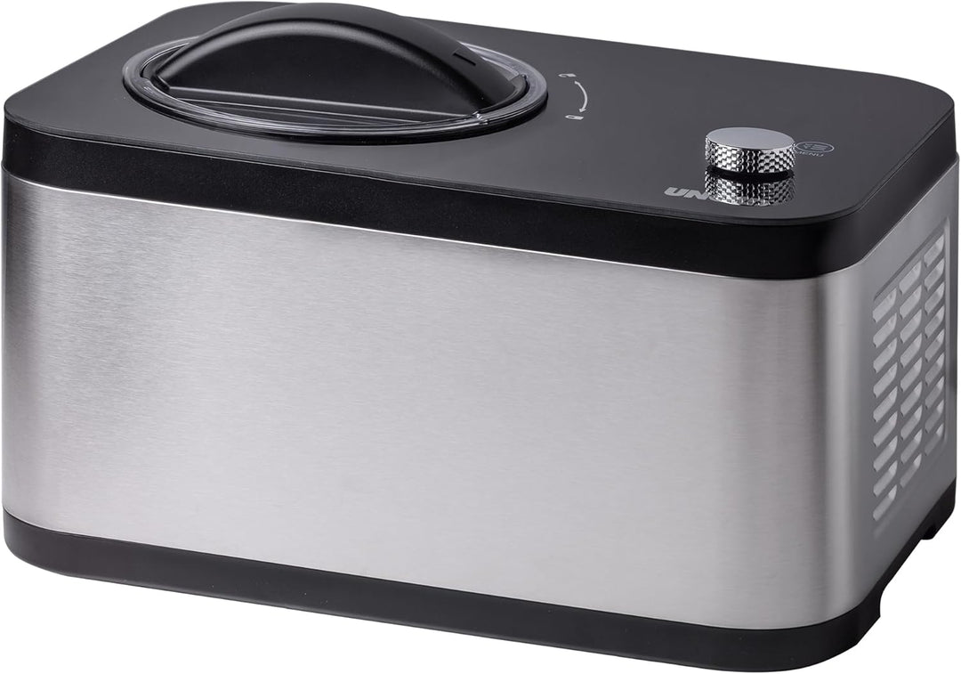 Unold 48826 Eismaschine & Joghurtbereiter EVA – Speiseeisbereiter mit Kompressor, Fassungsvermögen c
