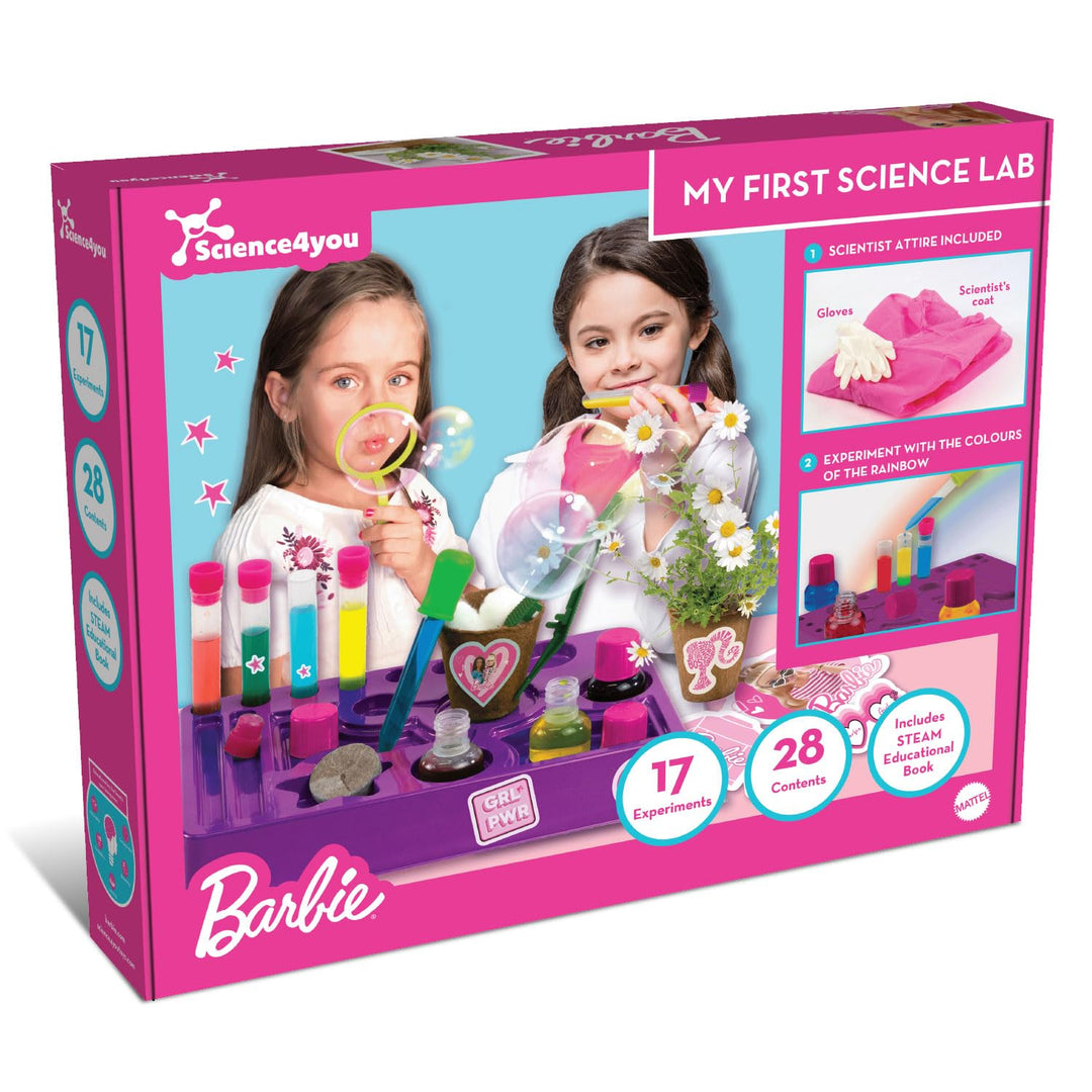 Science4you Meine erste Wissenschaft Kit Barbie für Kinder Alter 4 5 6+ – Experiment mit Barbie, Kun