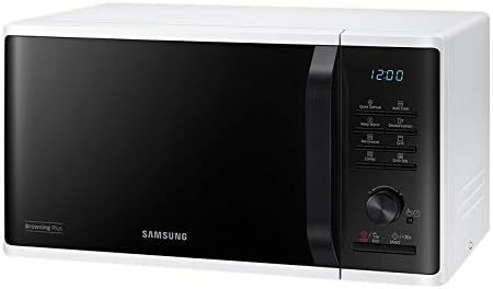 Samsung MG23K3515AW Mikrowelle (Grill-Mikrowelle, 23 l, 1250 W, Drehknöpfe, weiss, schwarz, 1100 W)