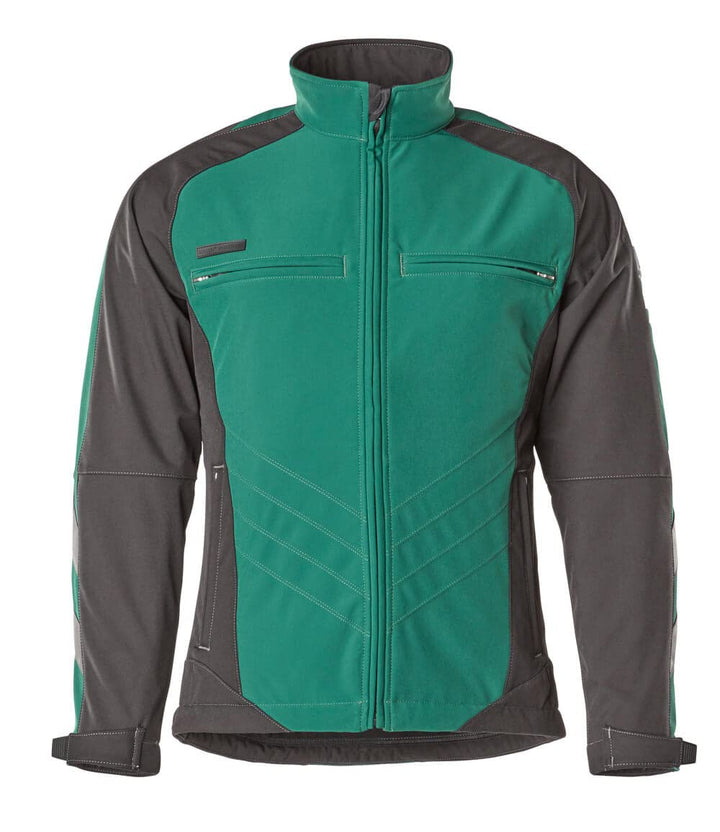 Mascot Softshelljacke "Dresden", 1 Stück, L, grün/schwarz, 12002-149-0309-L Grün/Schwarz L-5XL, Grün