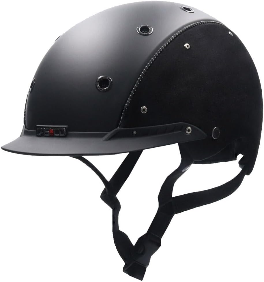 Reithelm Champ-3 Nubuk schwarz Schwarz L (58-62cm), Schwarz L (58-62cm)