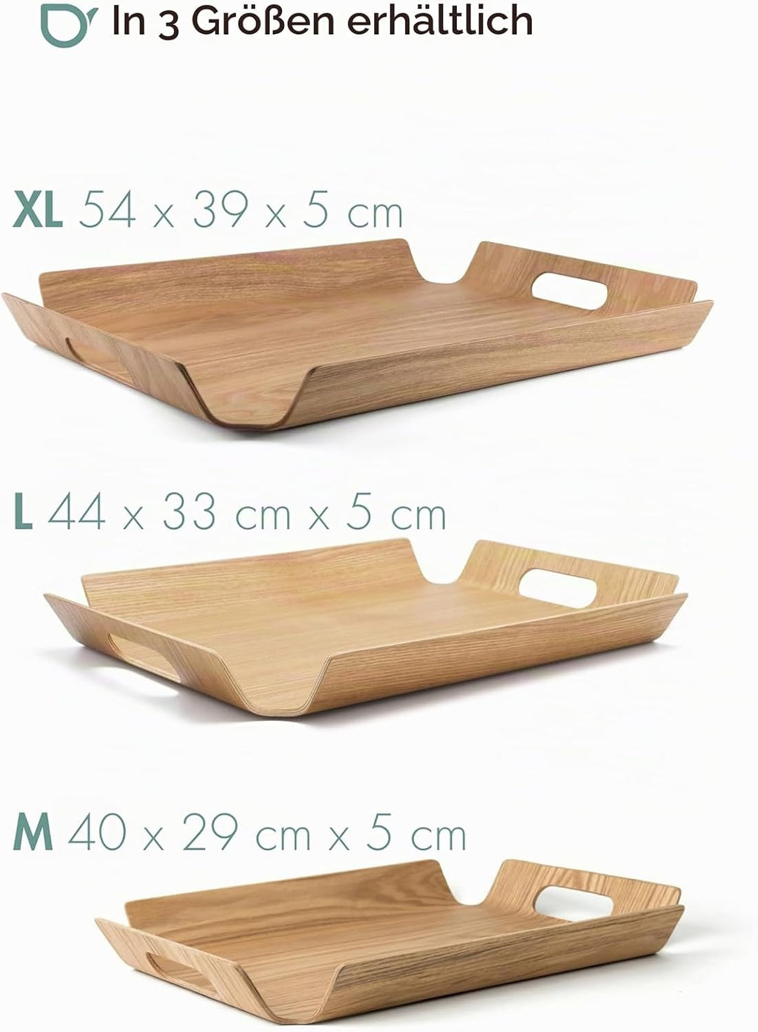 Bredemeijer Tablett Madera M 39.8 x 28.7 x 4.4 cm, 39.8 x 28.7 x 4.4 cm