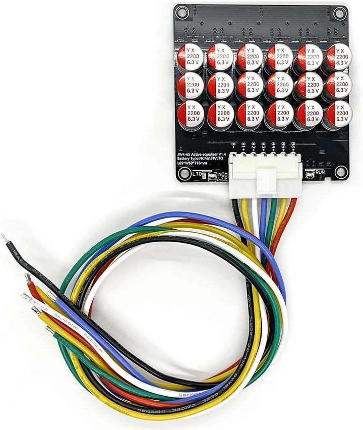 TECNOIOT 6S 5A Li-Ion Lifepo4 LTO Lithium Active Equalizer Balancer Kondensator 4S 5S 6S