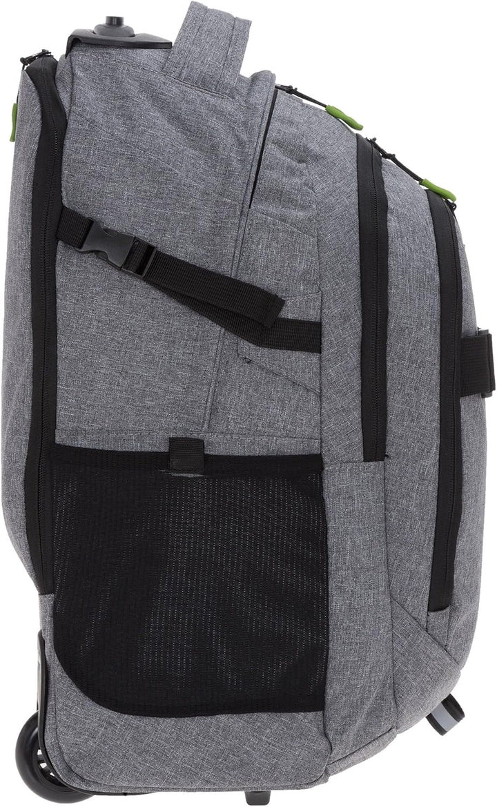 Bestway Schultrolley Mädchen Jungen Trolley Schulrucksack 2 Teile Set Packer Evo + Heftmappe A4 Dark