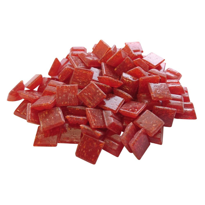 Glasmosaik 1x1 cm Rot 900 g, Rot