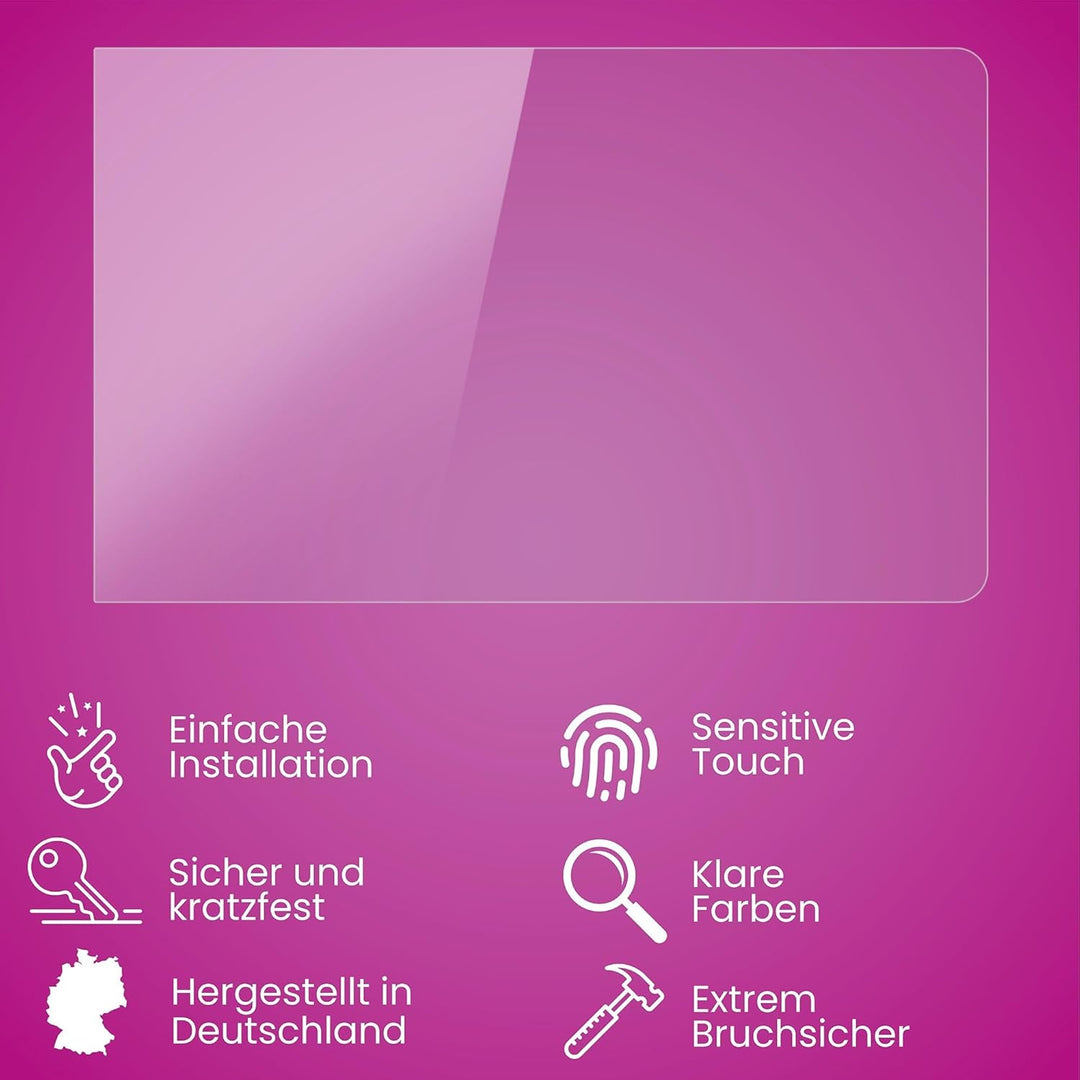 atFoliX Glasfolie kompatibel mit Gaomon PD1561 Displayfolie, 9H Hybrid-Glass FX Schutzpanzer Folie F