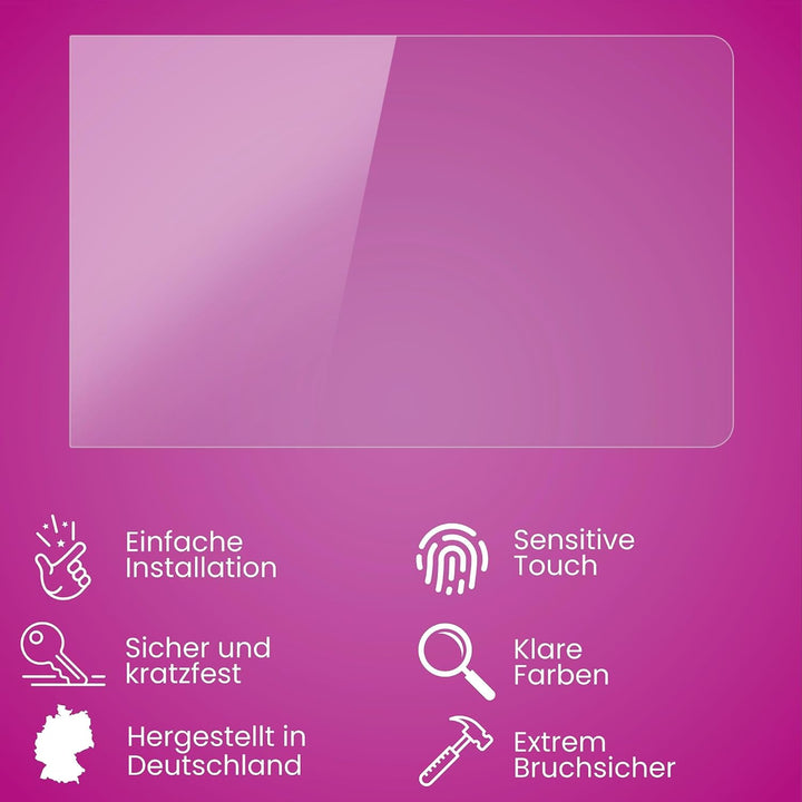 atFoliX Glasfolie kompatibel mit Gaomon PD1561 Displayfolie, 9H Hybrid-Glass FX Schutzpanzer Folie F