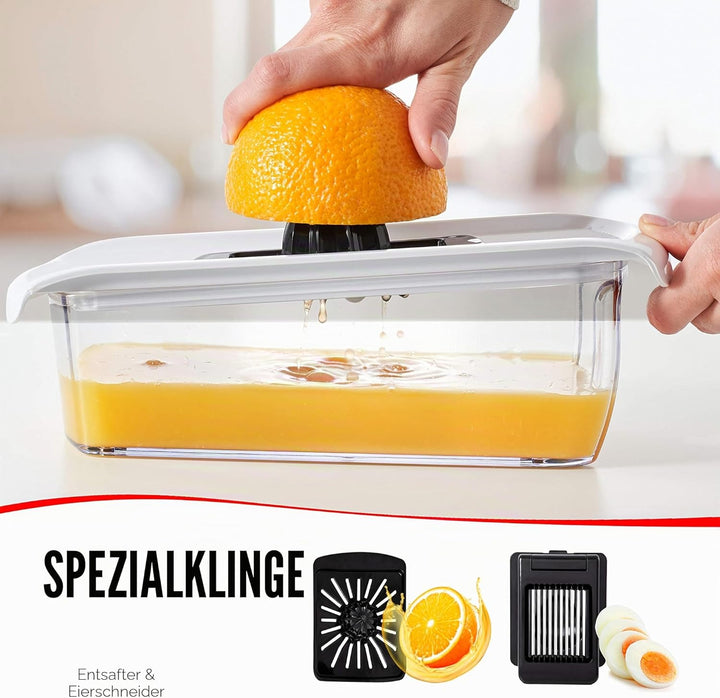 Mandoline Gemüsehobel Gemüsereibe - Gurkenhobel Dünne Scheiben - Reibe für Gemüse - Hobel Gemüse - K