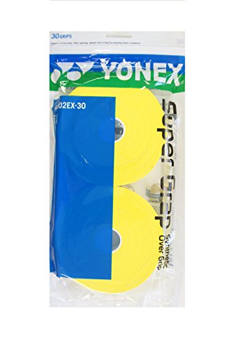Yonex Super GRAP Schlägergriffe, 30 Stück GELB, GELB