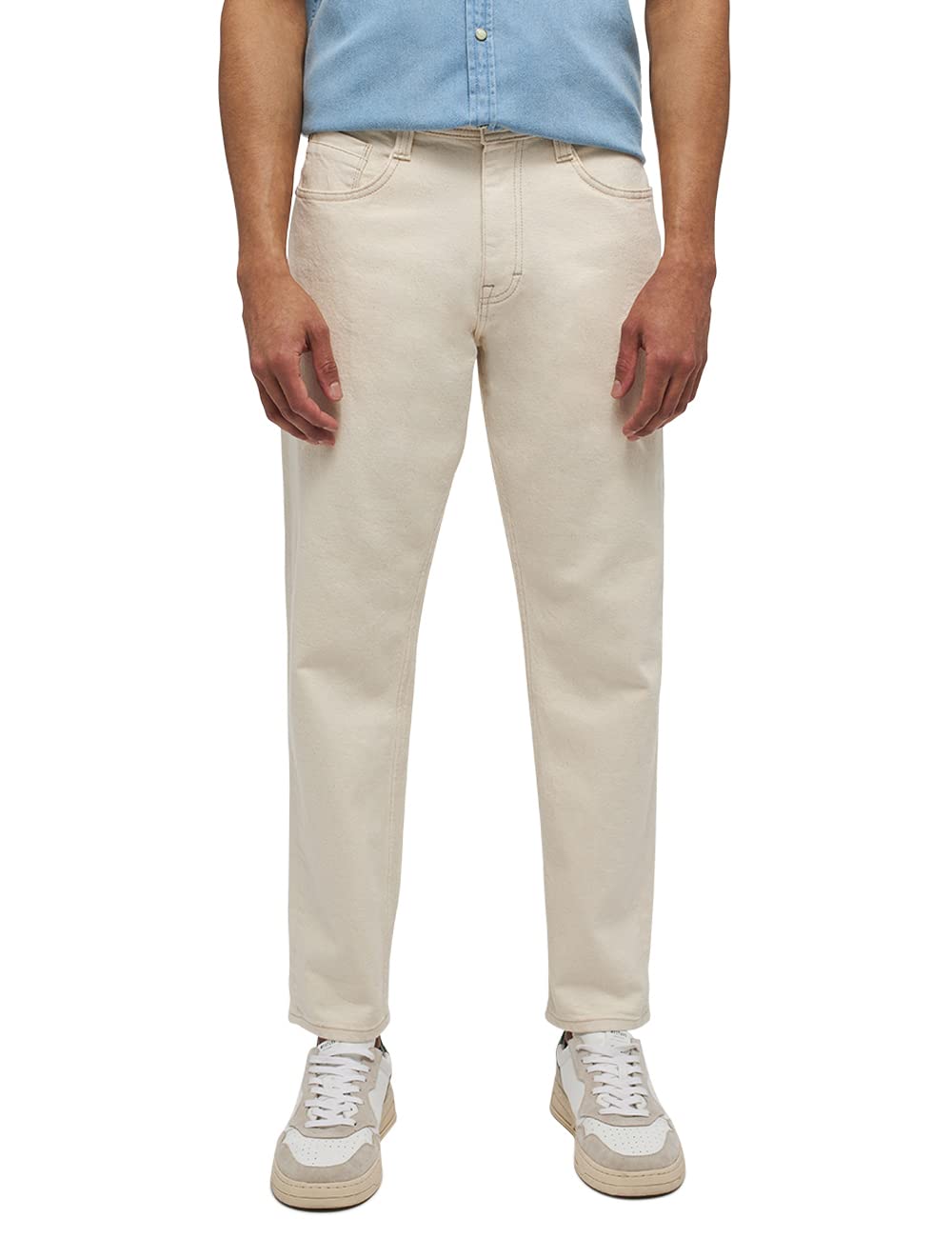 MUSTANG Herren Jeans Hose Style Denver Cropped 31W / 30L Whisper White, 31W / 30L Whisper White