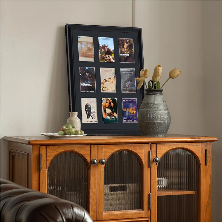 Kassettenbandhülle, Kassettenband-Display-Rahmen, Kassettenband und Gehäuse-Display, 9 Band-Display-