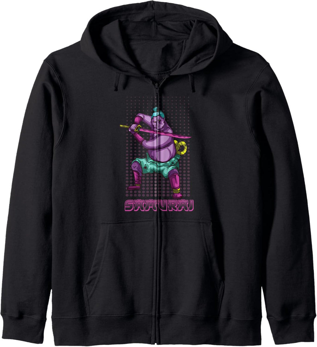 Japanischer Samurai-Krieger Kapuzenjacke