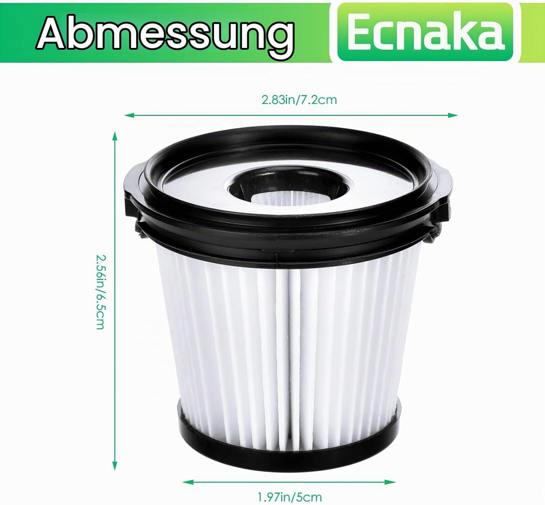 6 Stück Filter Ersatzteile Zubehör für Shark Detect Pro IW3611DE / IW3611EU / IW3612EU / IW1611DE/ I