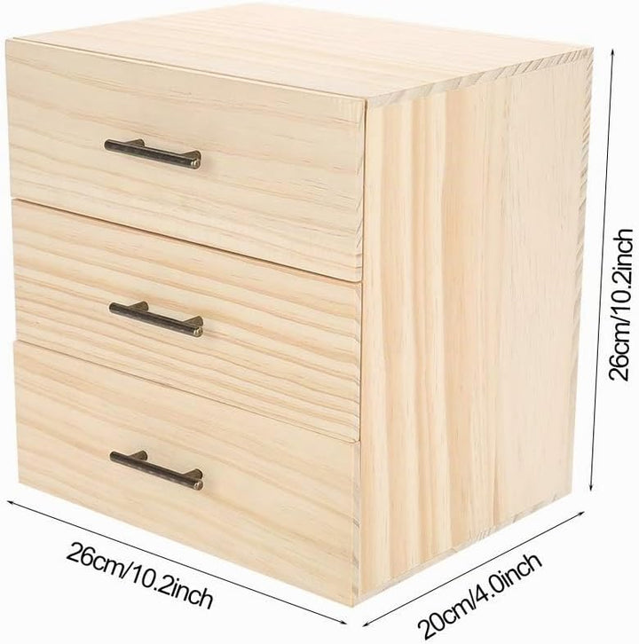Dioche Holz-Aufbewahrungsbox für ätherische Öle, 90 Fächer, dreistufig, für ätherische Öle, mit hera