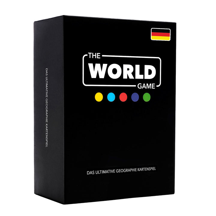 The World Game - Geographie Kartenspiel - Lernspiel für Kinder, Familie und Erwachsene - Welt Bretts