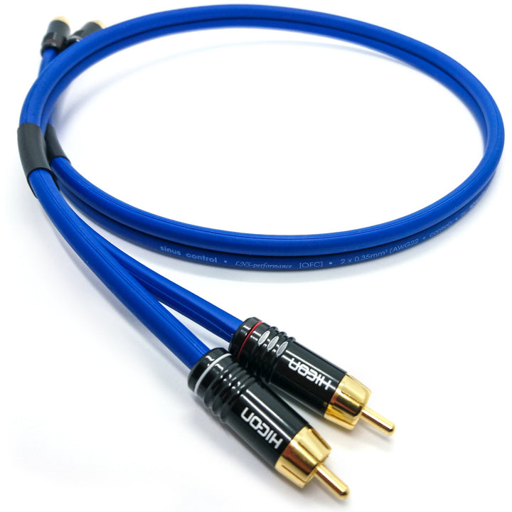 Selected Cable 75cm Cinchkabel HiFi-Stereo Kabel 2X 0,35mm² Sinus Control 0,75m - SC81-06-K-0075 0,7