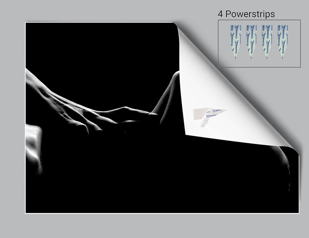 wandmotiv24 Poster als Wanddeko, Grösse 100x70cm, sinnliches Foto, Gesicht, Körper, Frau, Model, Sex