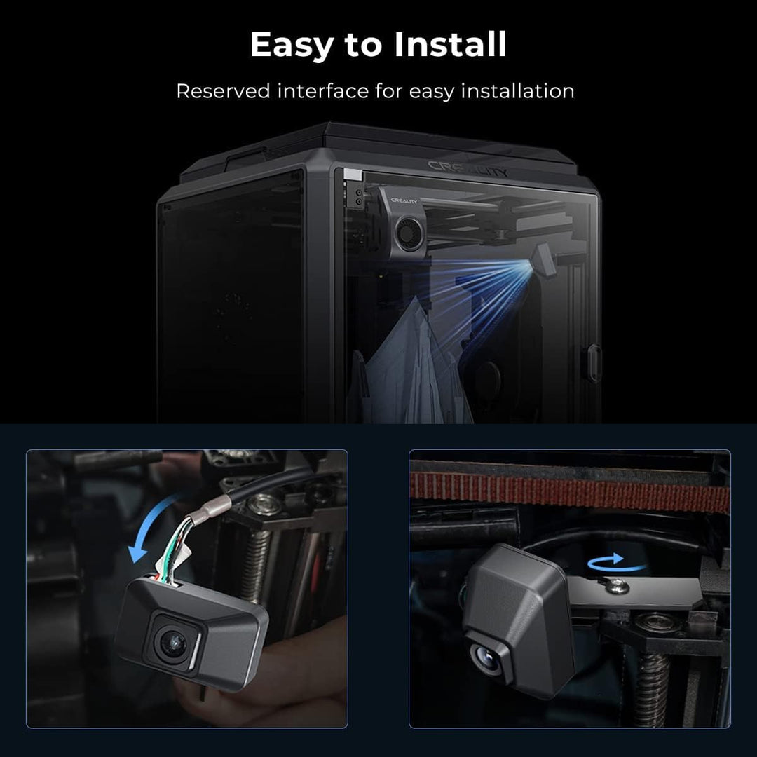 chitu systems Offizielle K1 AI-Kamera für Creality, 3D-Drucker-Kamera, kompatibel mit Creatily K1/K1