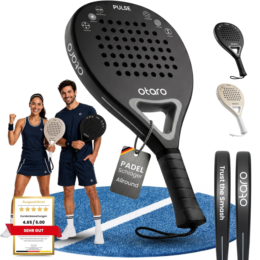 OTARO Padelschläger für Anfänger & Fortgeschrittene | Ultraleicht & ausbalanciert | Padel Schläger C