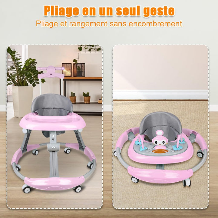 OHMG 3-in-1 Lauflernhilfe für Babys, mitwachsend, Mädchen & Jungen, Lauflernhilfe für Babys, mit Uni