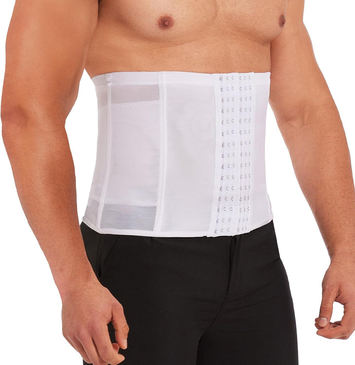 SLIMBELLE Herren Bauchweggürtel Fitnessgürtel Body Shaper Schwitzgürtel Taillenmieder Verstellbarer