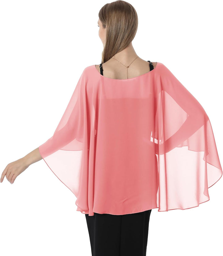 Hotshawl Damen Pashmina-Schal Einheitsgrösse Koralle, Einheitsgröße Koralle