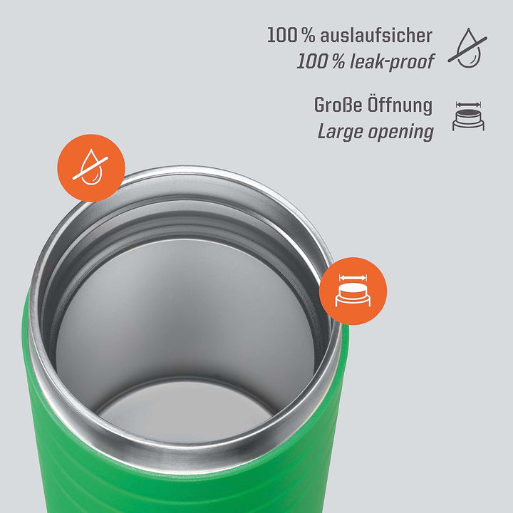 Esbit Thermobehälter Majoris | Edelstahl | BPA-Frei | Schwarz & Silber | 0,4L & 0,55L | für warme Sp