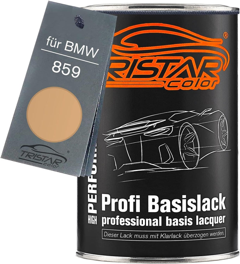 Autolack Dose spritzfertig für BMW 859 Sienagold Metallic Basislack 1,0 Liter 1000ml